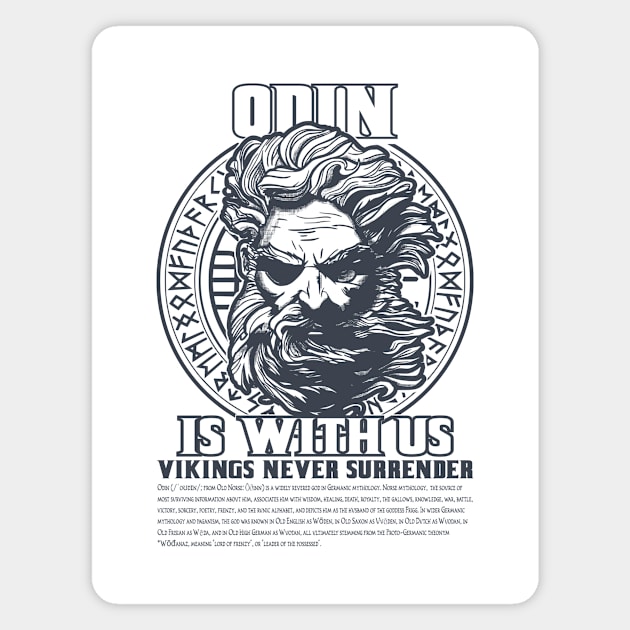 Odin is with us Magnet by sisidsi